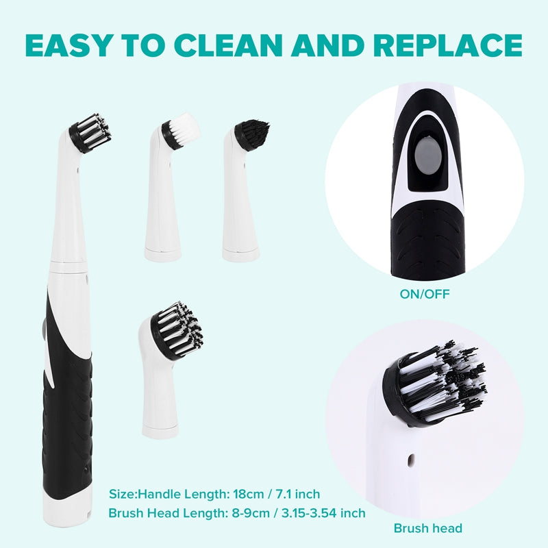 Electric Sonic Power Scrubber Brush