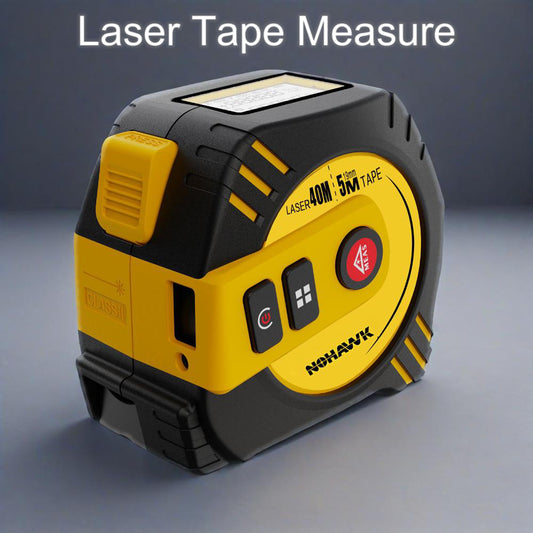 2-in-1 Laser and Digital Tape Measure