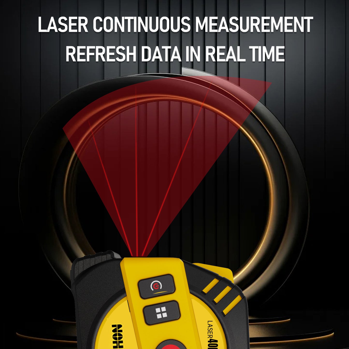 2-in-1 Laser and Digital Tape Measure
