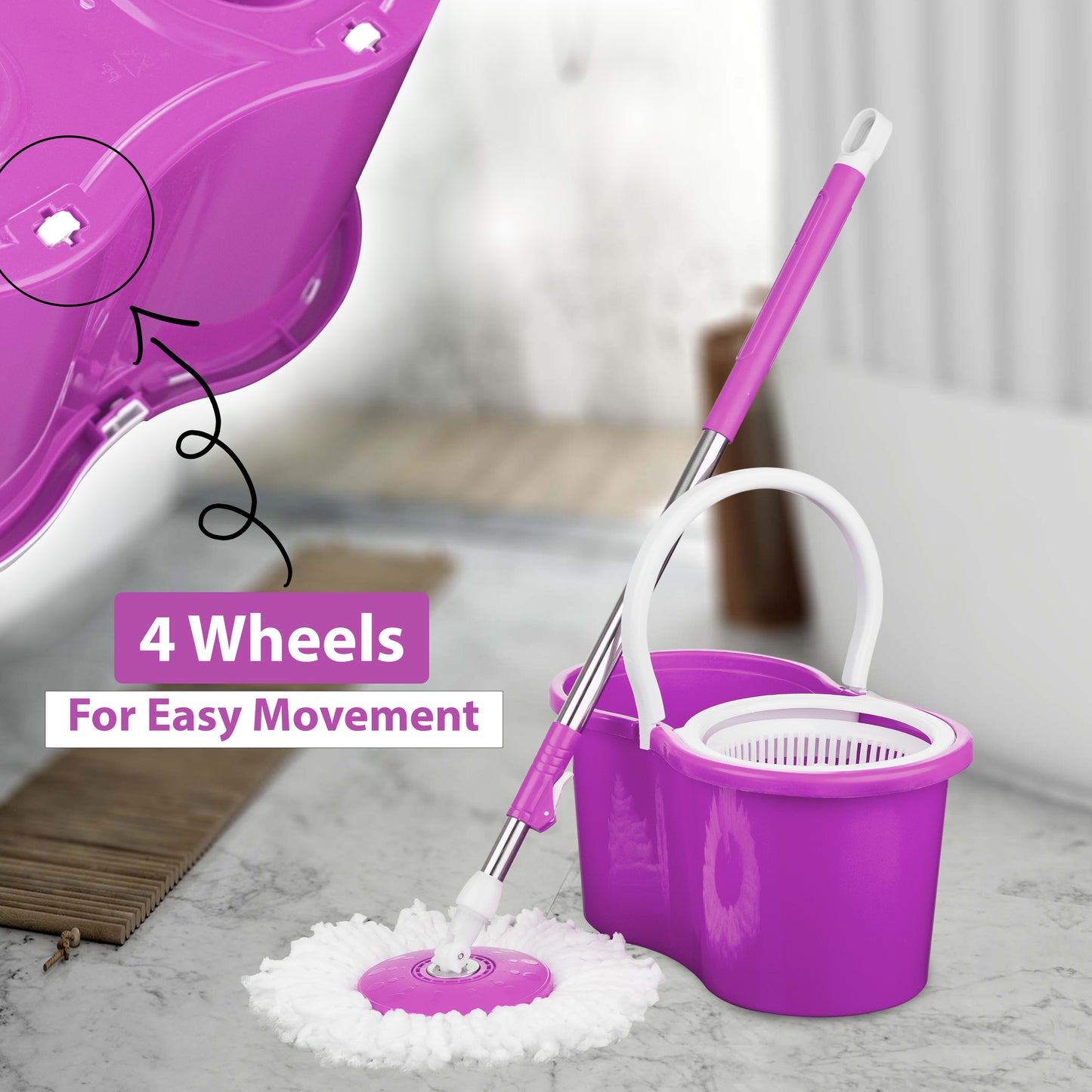 Professional Microfiber Flat Mop System