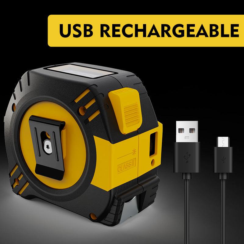 2-in-1 Laser and Digital Tape Measure