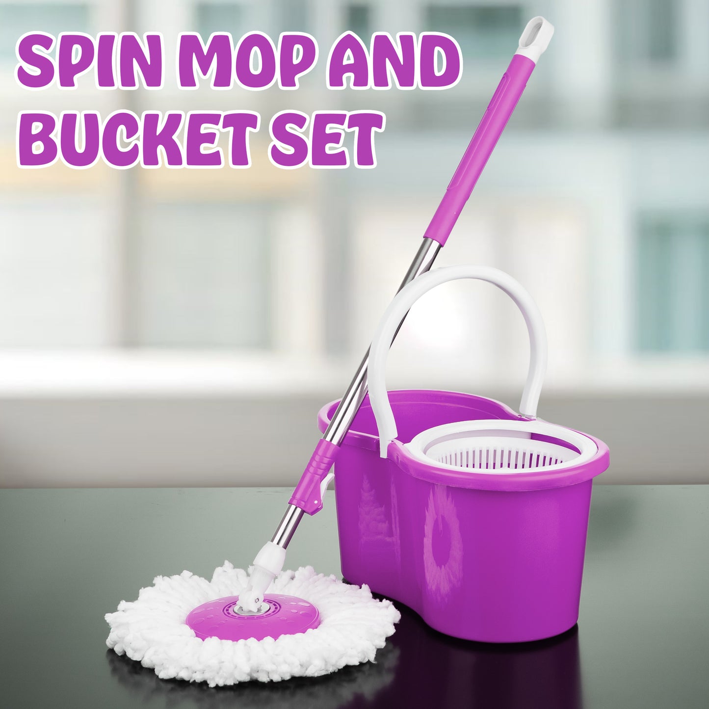 Professional Microfiber Flat Mop System