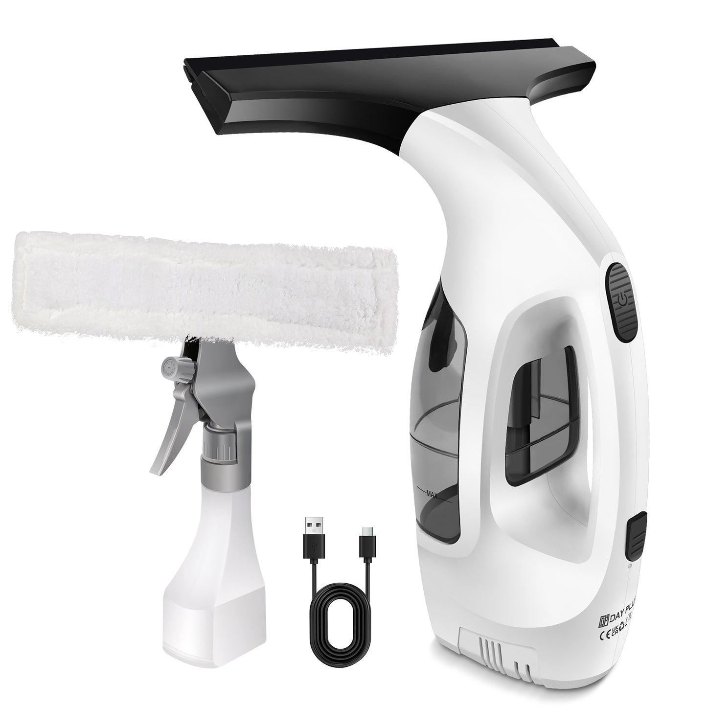 Cordless Window Vacuum and Squeegee Cleaner
