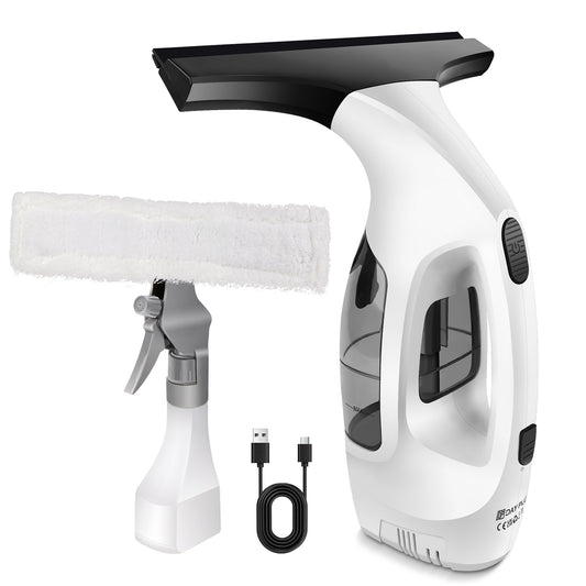 Cordless Window Vacuum and Squeegee Cleaner